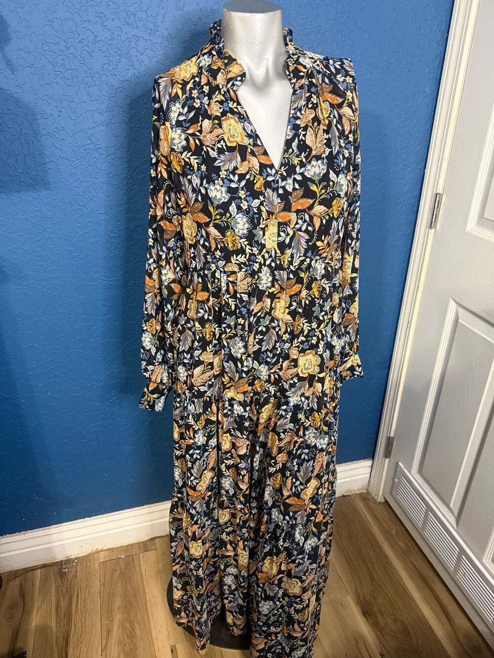 Lucky Brand Floral Maxi Dress Size S